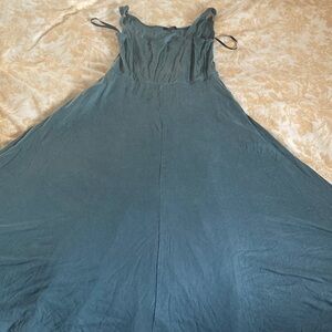 Quince Teal Maxi Dress